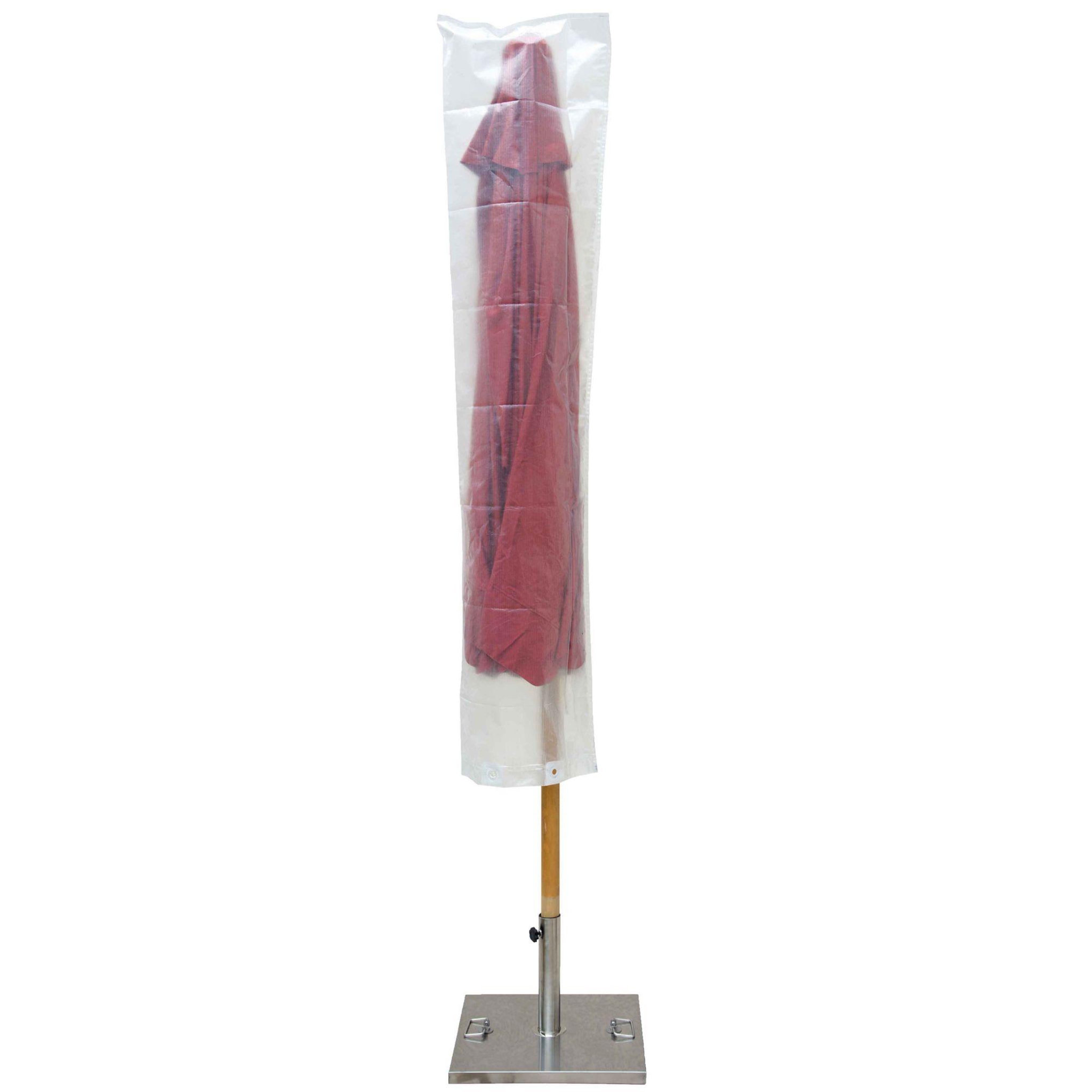 Ribiland Housse transparente de parasol droit