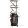 Voir la diapositive 2 : Paris Prix Comptoir de Bar en Métal  Tracteur  181cm Noir