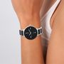 Voir la diapositive 2 : SC CRYSTAL Montre Allegra élégante ornée de Cristaux scintillants par SC Crystal