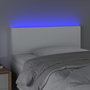 Voir la diapositive 3 : VIDAXL Tete de lit a LED Blanc 100x5x78/88 cm Similicuir
