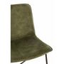 Voir la diapositive 6 : Paris Prix Fauteuil Lounge Design  Isabel  76cm Vert