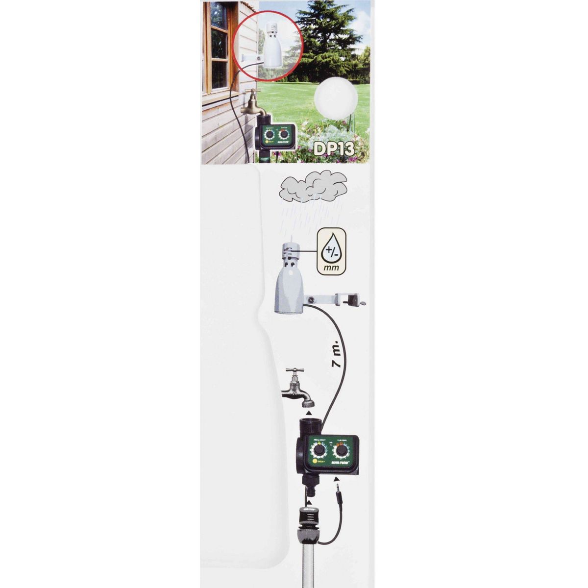 Jardibric Détecteur de pluie pour programmateur