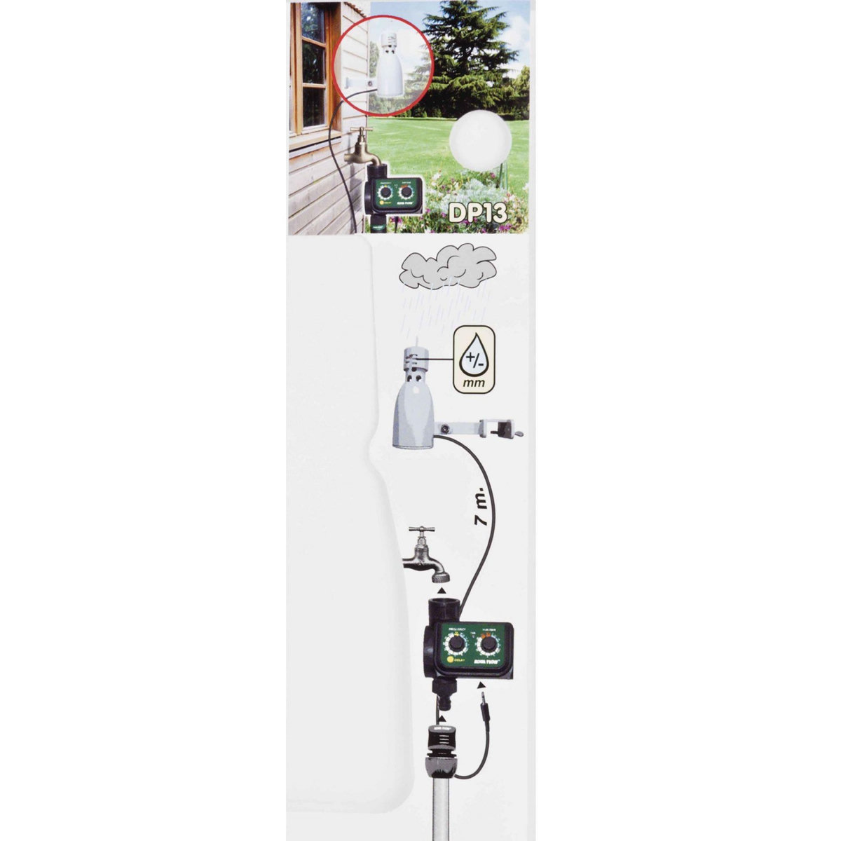 Jardibric Détecteur de pluie pour programmateur