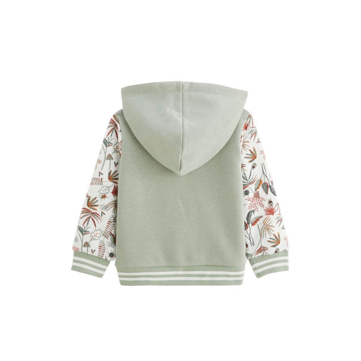 Petit Béguin Sweat à capuche zippé enfant en molleton Abou