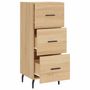 Voir la diapositive 5 : VIDAXL Buffet Chene sonoma 34,5x34x90 cm Bois d'ingenierie