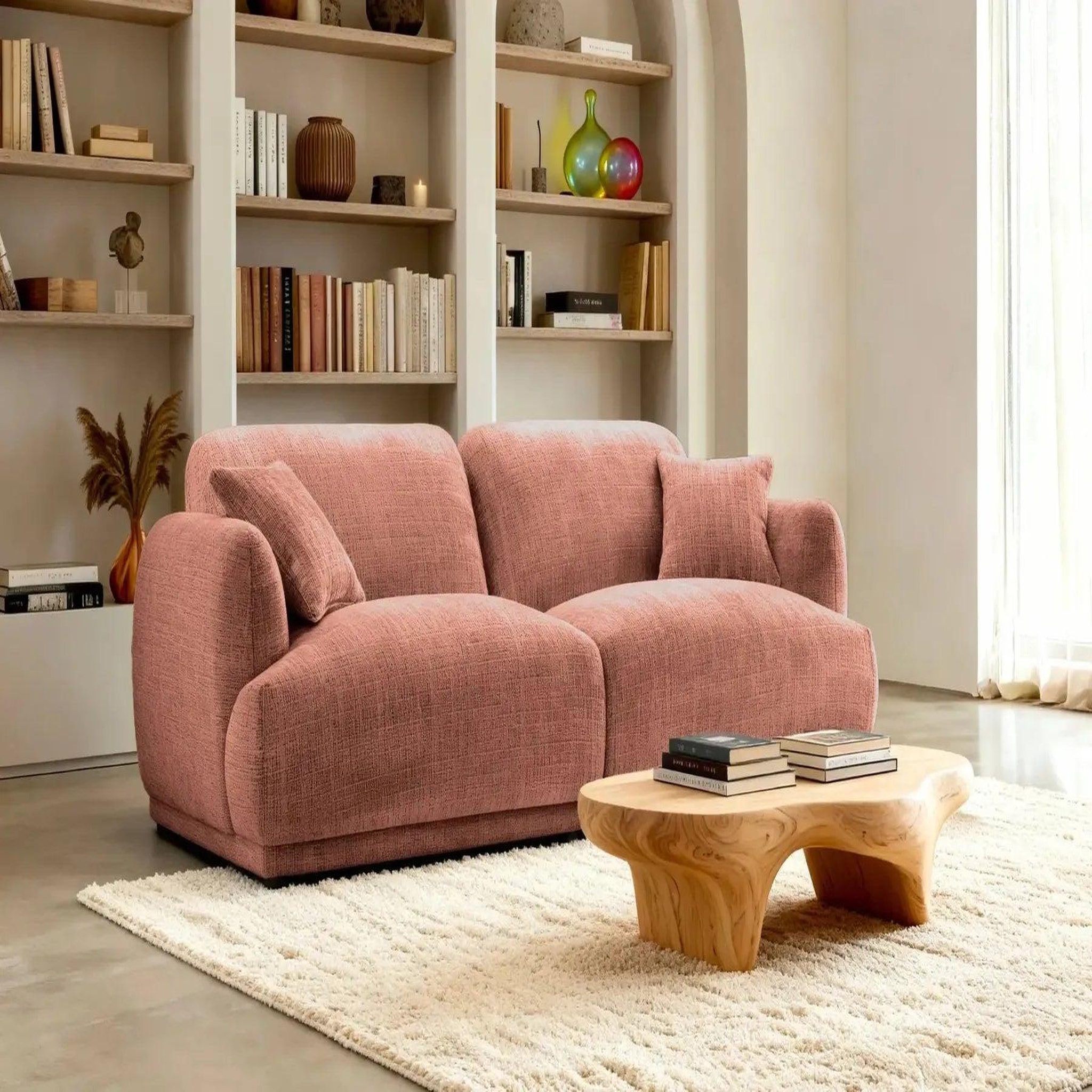 Voir la diapositive 2 : CASANOVA PARIS Rosalie - canapé droit tissu chenille 2 places