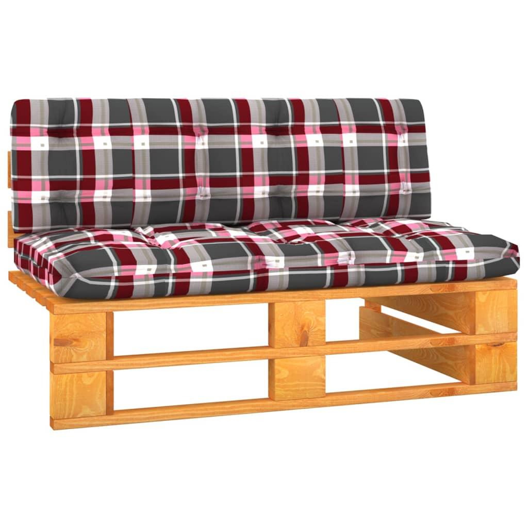 VIDAXL Canape central palette de jardin marron miel bois pin impregne