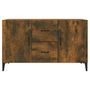 Voir la diapositive 5 : VIDAXL Buffet chene fume 100x36x60 cm bois d'ingenierie