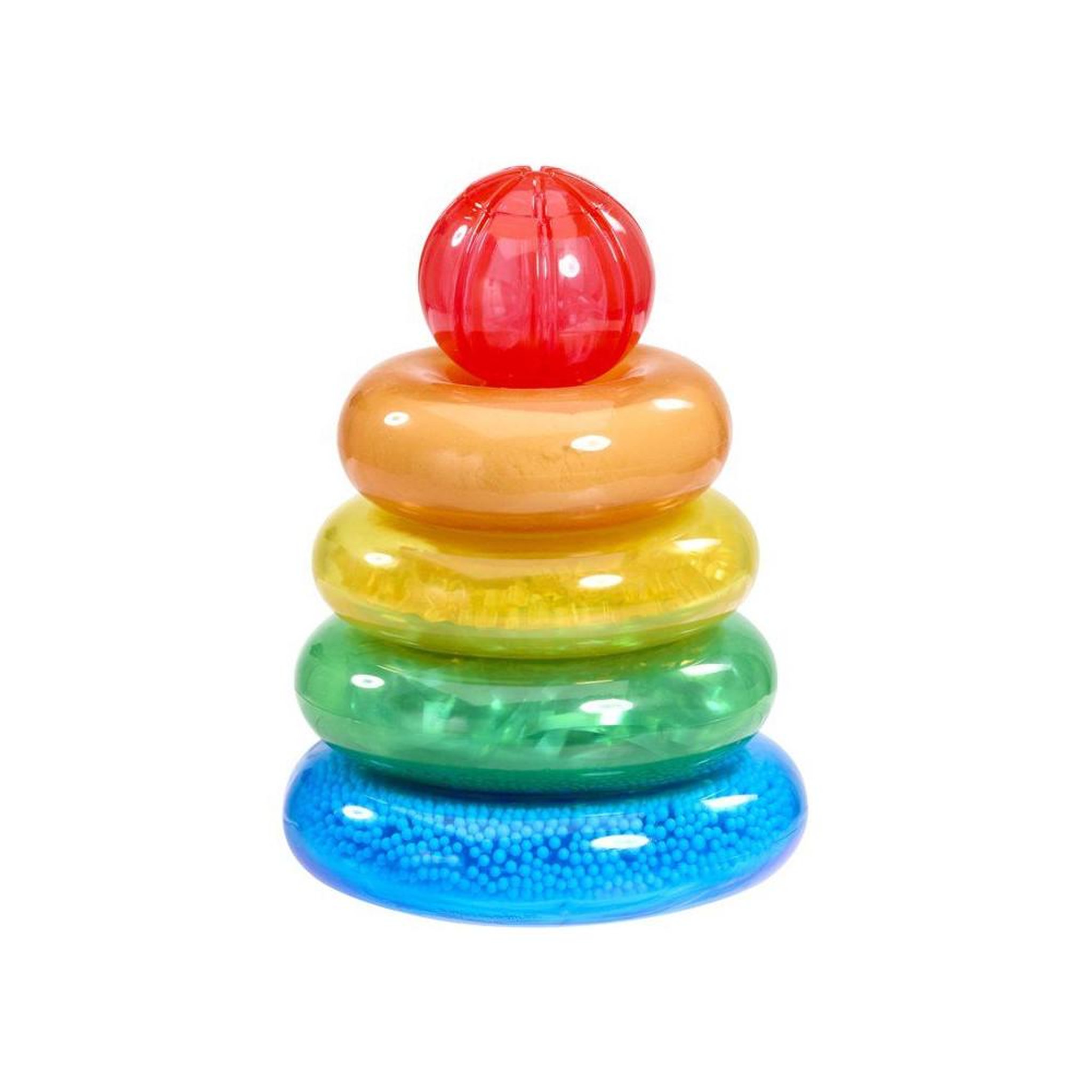 Voir la diapositive 5 : GOLIATH Jeu sensoriel Jelly Stacker Lil' Jellies 4 blocs empilables souples multicolores, dès 6 mois