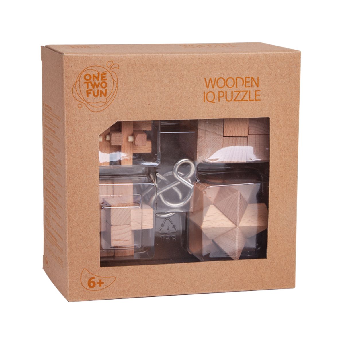 One Two Fun Casse tête - Mon puzzle en bois