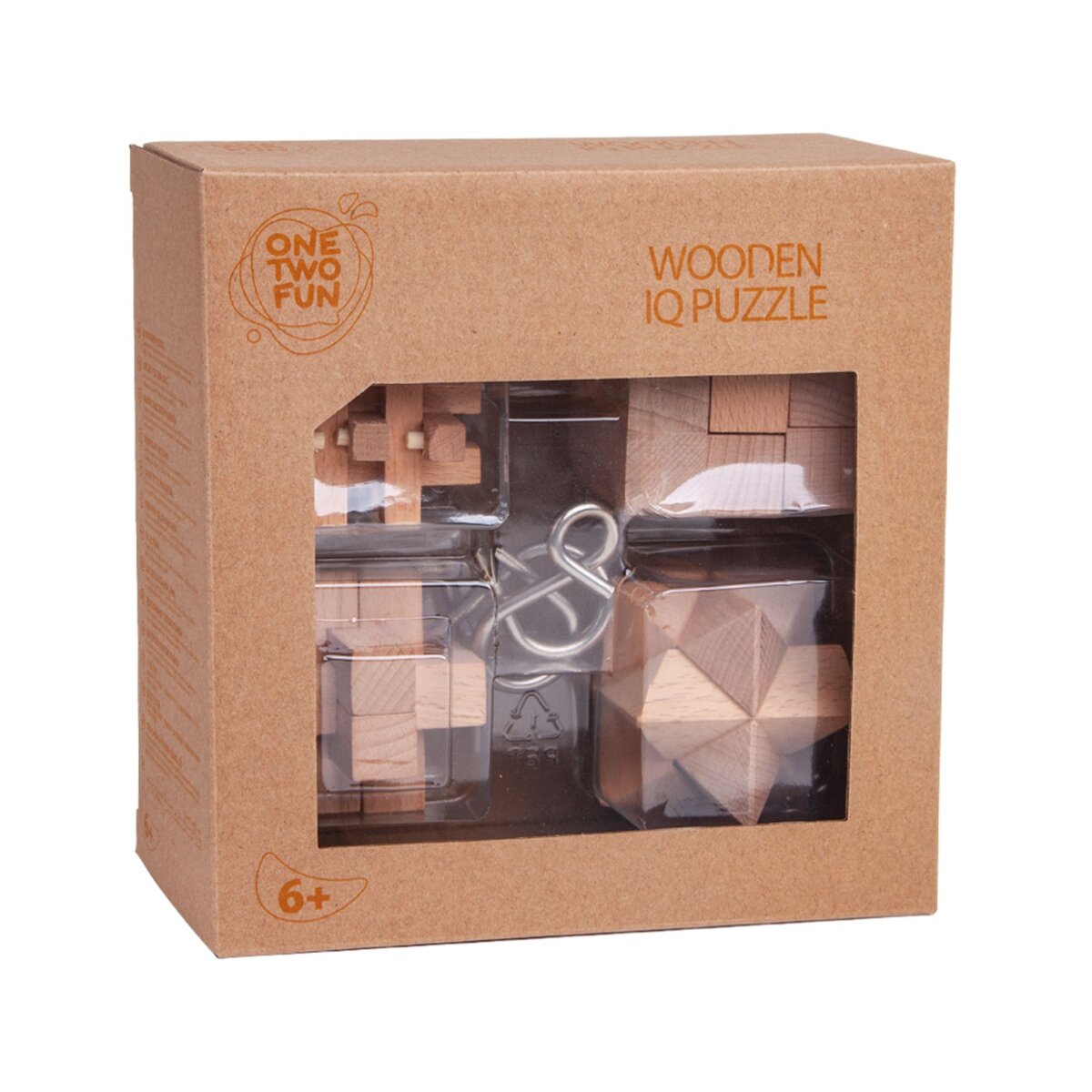 One Two Fun Casse tête - Mon puzzle en bois