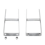 VIDAXL Piquets de cloture de sol 2 pcs pour cloture en WPC Acier 40 cm