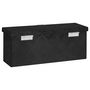 Voir la diapositive 4 : VIDAXL Boîte de rangement Noir 50x15x20,5 cm Aluminium