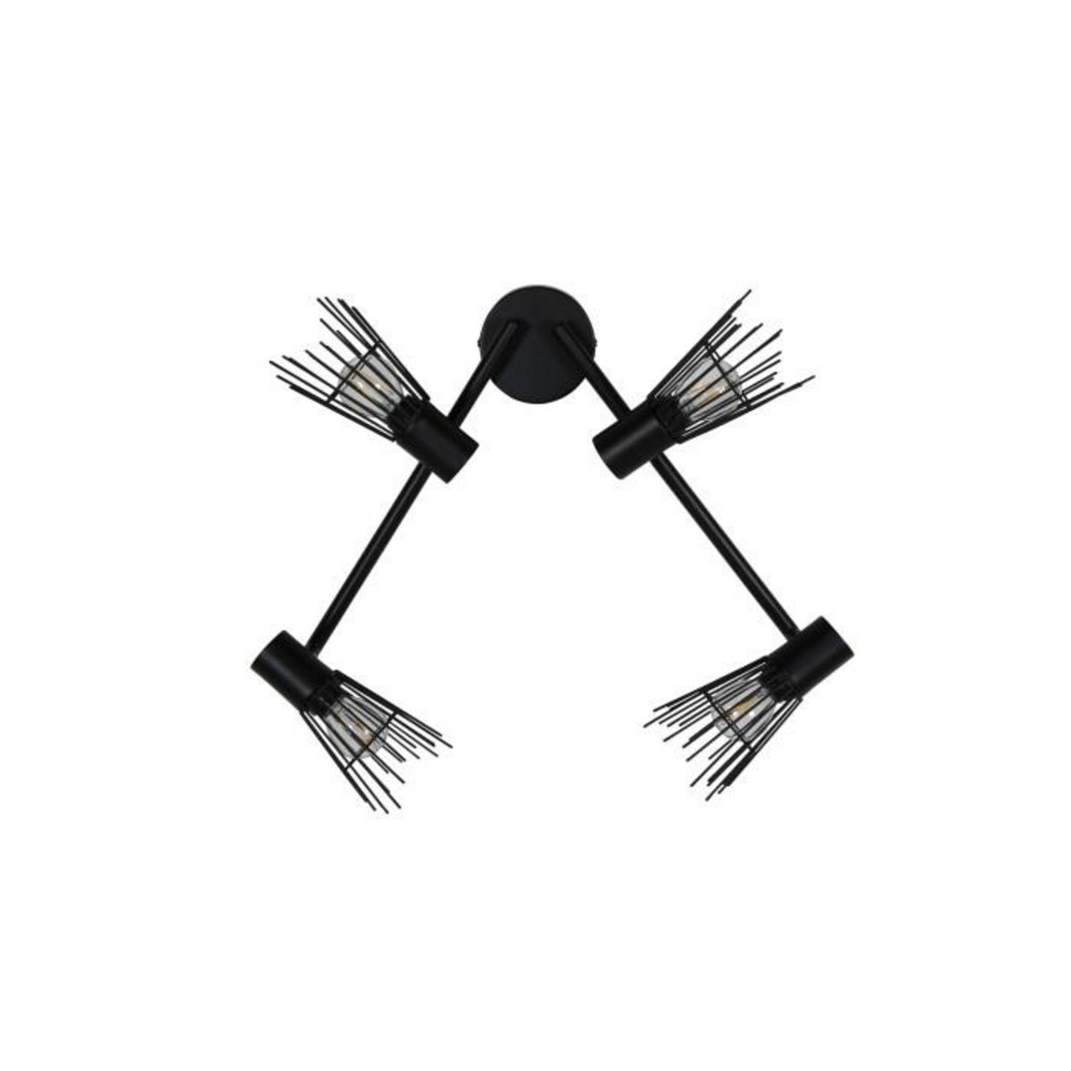 Paris Prix Applique Murale 4 Spots  Pico  70cm Noir