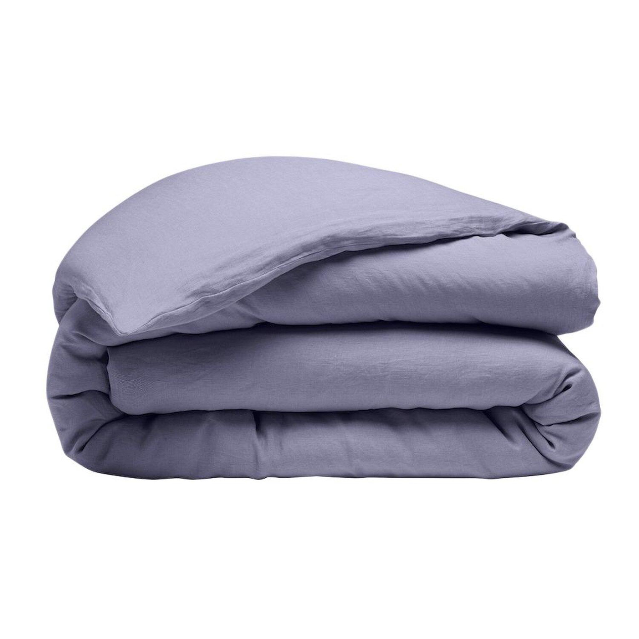 Voir la diapositive 2 : BATON ROUGE Parure de housse de couette 100% lin lavé 160gsm