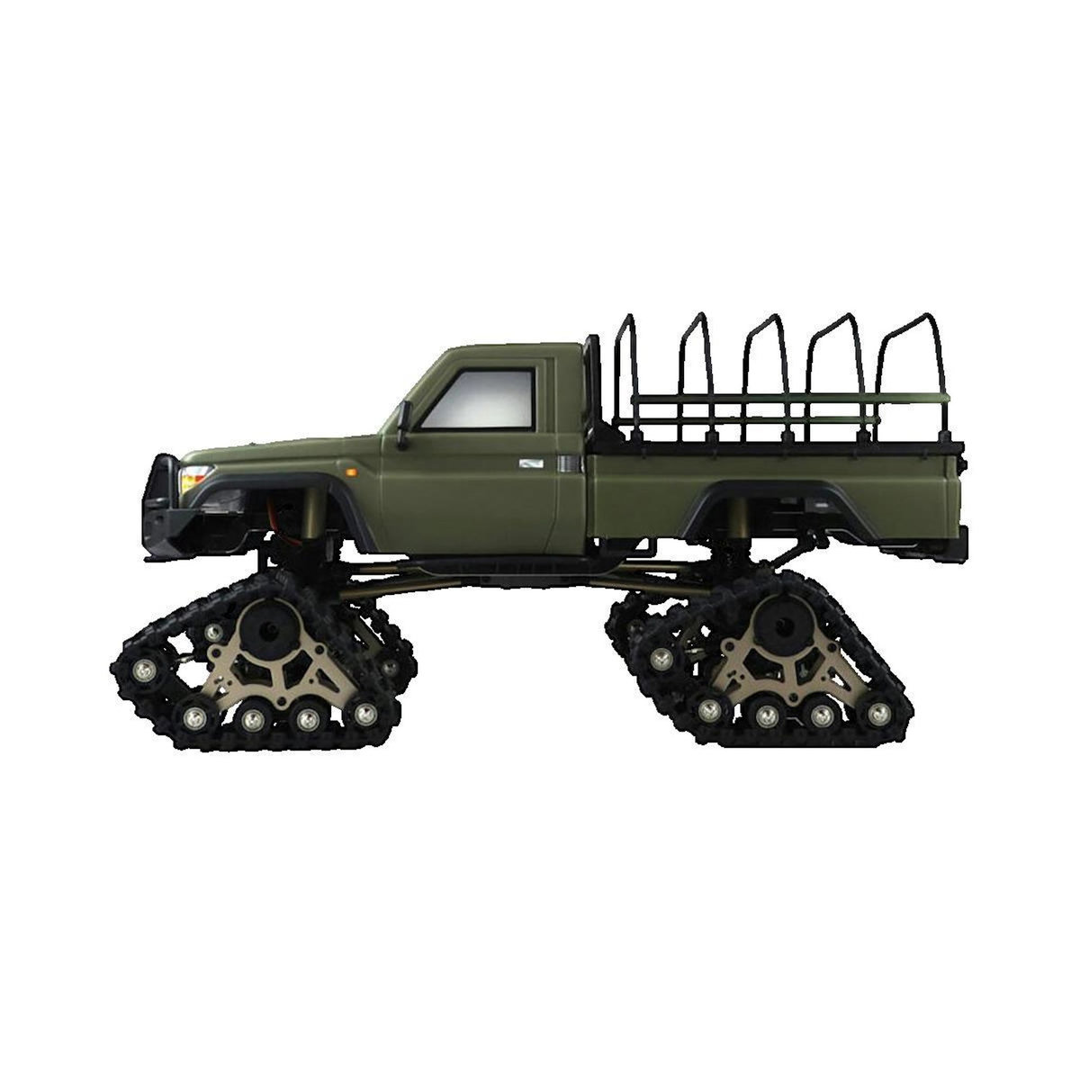 Amewi Voiture télécommandée Amewi AMXRock RCX10PTS tout terrain verte