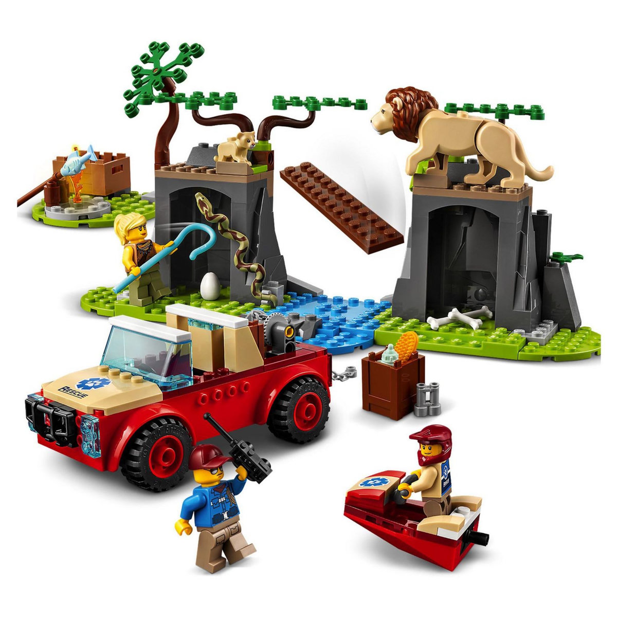 LEGO City Wildlife 60301 - Le tout-terrain de sauvetage des animaux sauvages