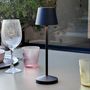Voir la diapositive 2 : Lumisky Lampe de table sans fil EMILY Noir Aluminium H25cm