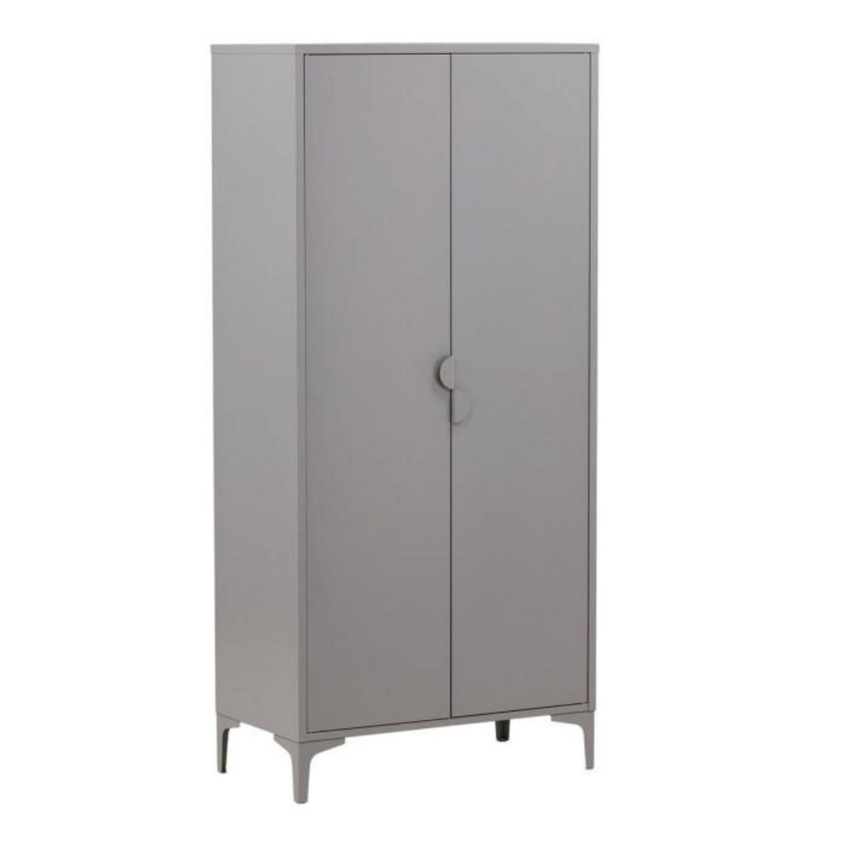 Paris Prix Armoire Design 2 Portes  Piring  85cm Gris Clair