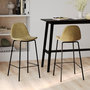 Voir la diapositive 2 : Rendez vous déco Lot de 2 chaises pour îlot central en tissu vert kaki 65,5 cm-Henrik