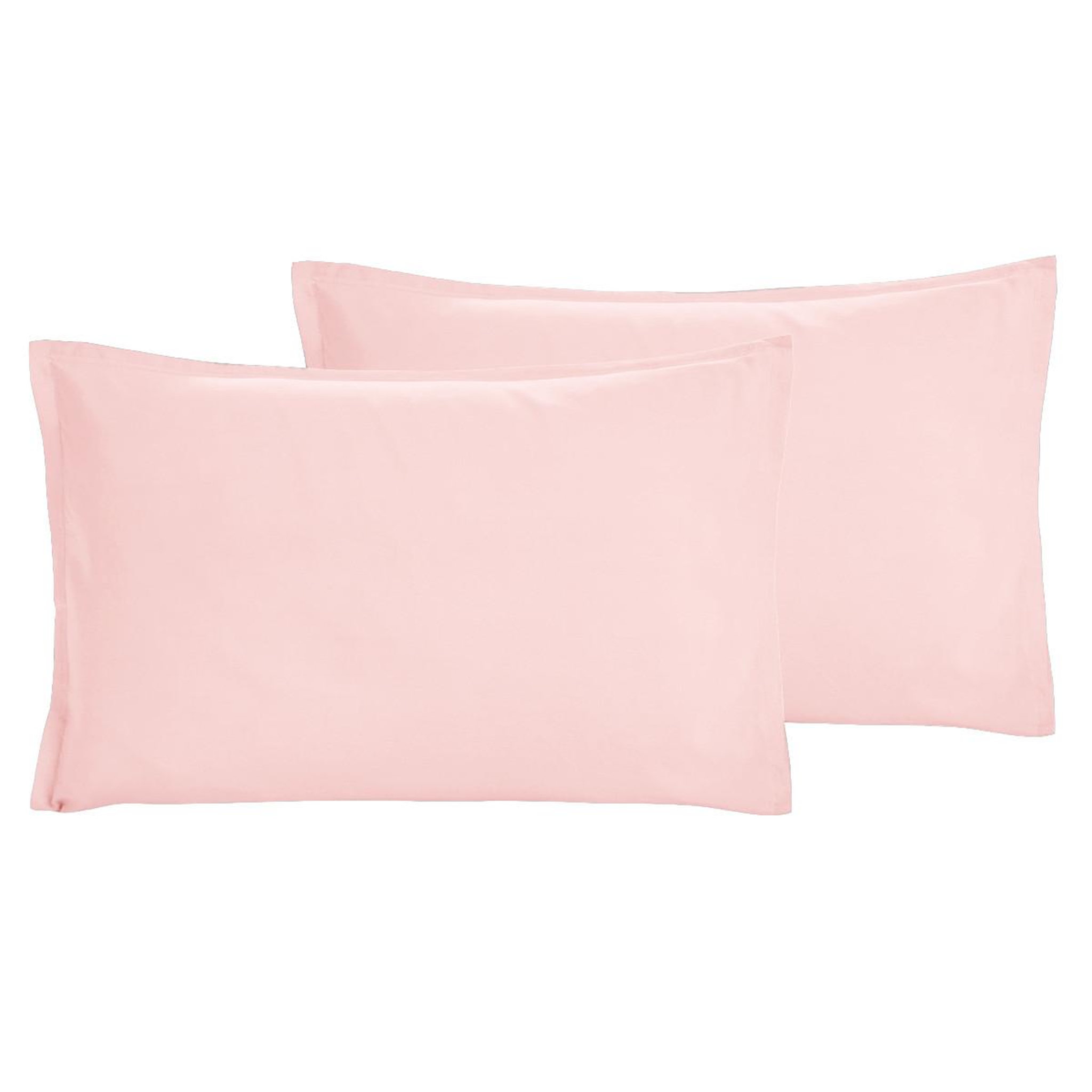 Voir la diapositive 1 : Sensei Maison Lot de 2 taies d'oreiller en percale lavée HOME WASHED