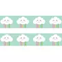 Rayher 2 masking tapes petits nuages 10 m x 1,5 cm