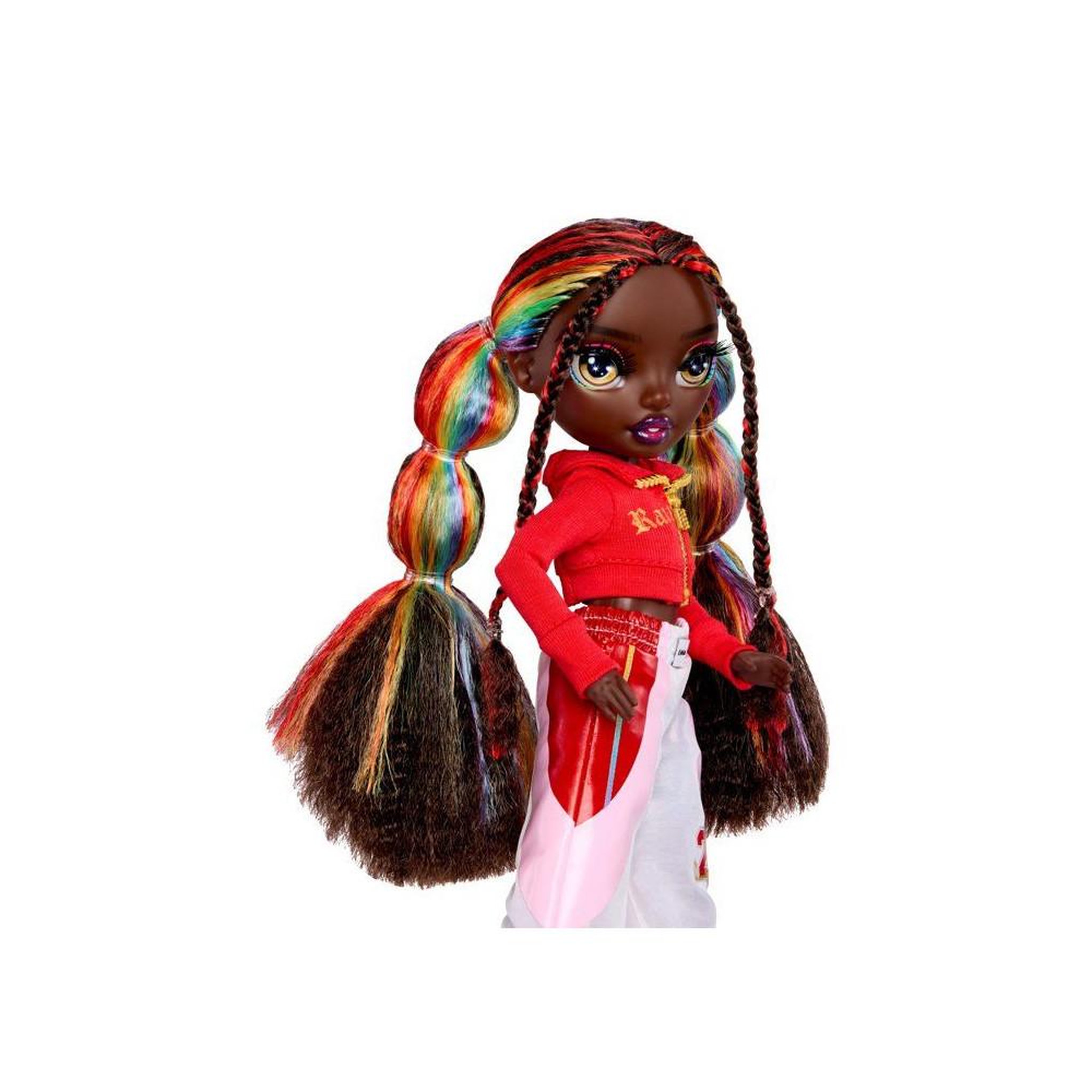 Voir la diapositive 5 : Poupée mannequin Iris Bow Rainbow High Junior High Bestie Babysitters 22 cm multicolore avec accessoires