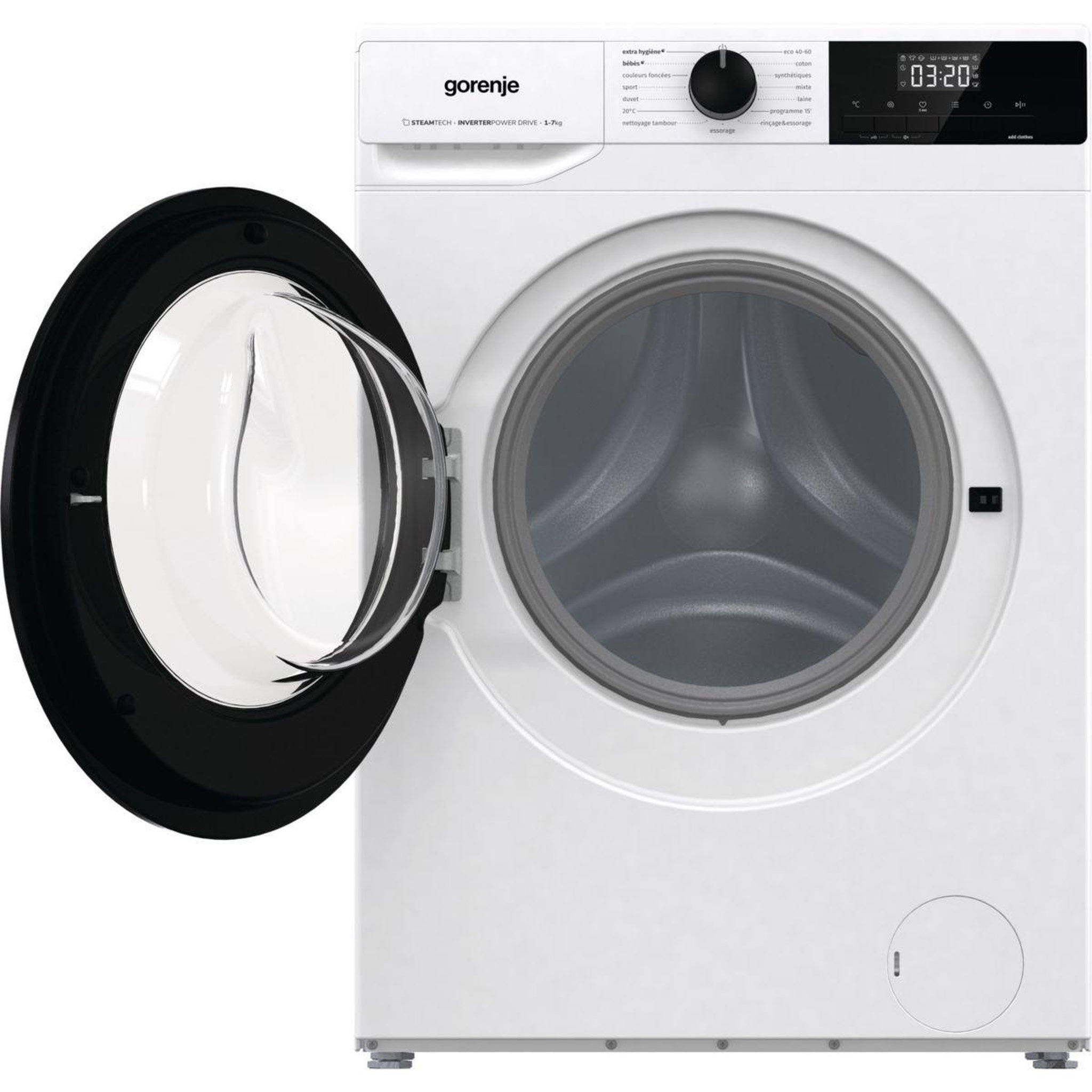 Voir la diapositive 2 : GORENJE Lave linge compact wnhei74sas/fr