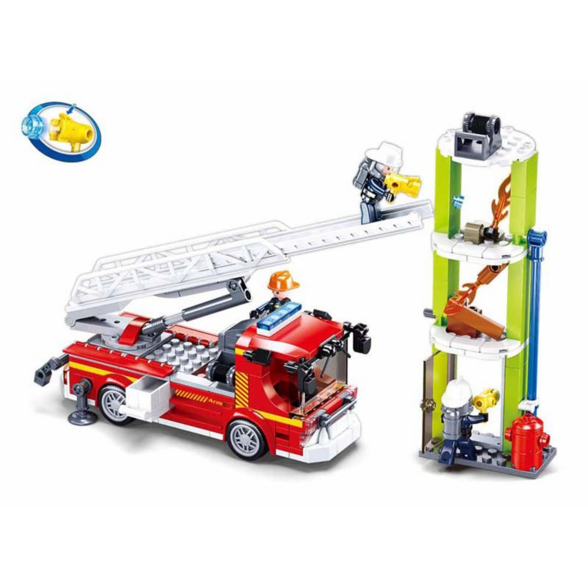 Sluban Sluban Fire Department Ladder Truck Exercise M38-B0966