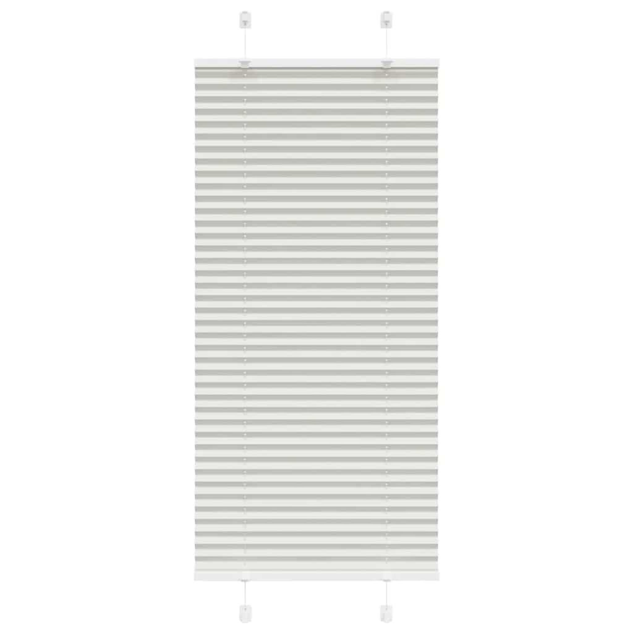 VIDAXL Store plisse gris clair 60x150 cm largeur du tissu 59,4 cm