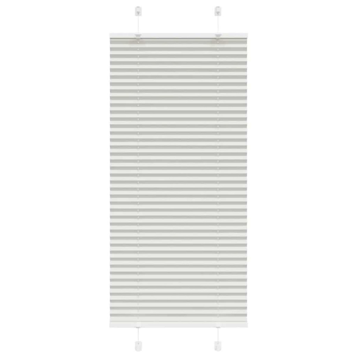 VIDAXL Store plisse gris clair 60x150 cm largeur du tissu 59,4 cm