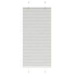 VIDAXL Store plisse gris clair 60x150 cm largeur du tissu 59,4 cm