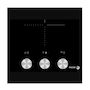 Voir la diapositive 2 : Fagor Table de cuisson vitrocéramique 2 feux 2900w noir - FTV2520T