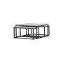 Voir la diapositive 3 : Paris Prix Lot de 3 Tables Basses Gigognes  Solna  80cm Gris