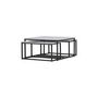 Voir la diapositive 3 : Paris Prix Lot de 3 Tables Basses Gigognes  Solna  80cm Gris