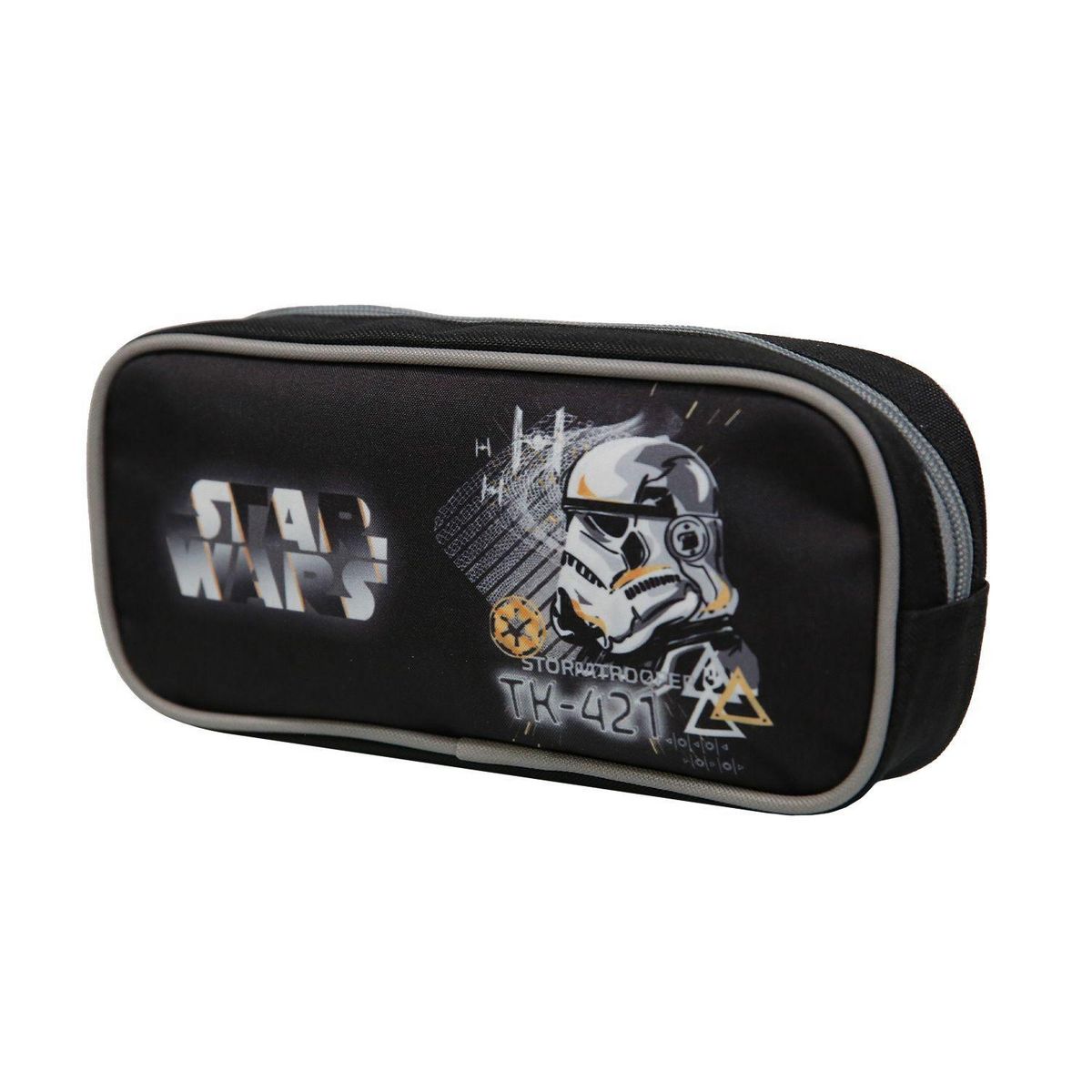 Bagtrotter BAGTROTTER Trousse scolaire rectangulaire Disney Star Wars Noire
