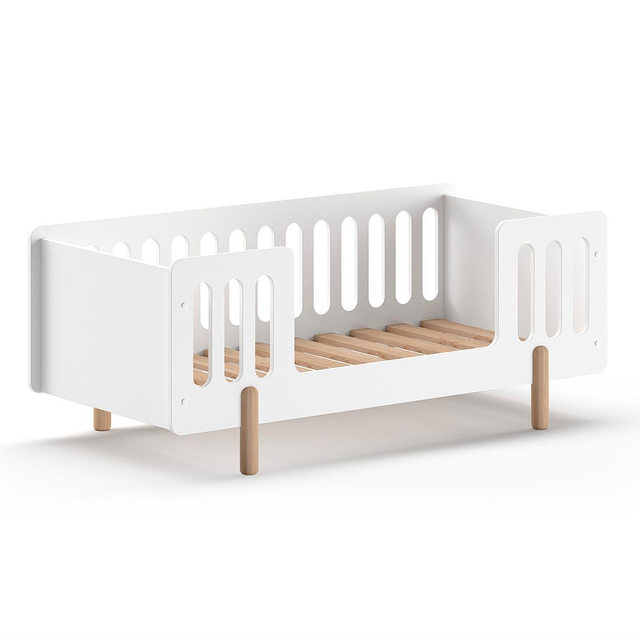 Paris Prix Lit enfant scandinave  smile  70x140cm blanc