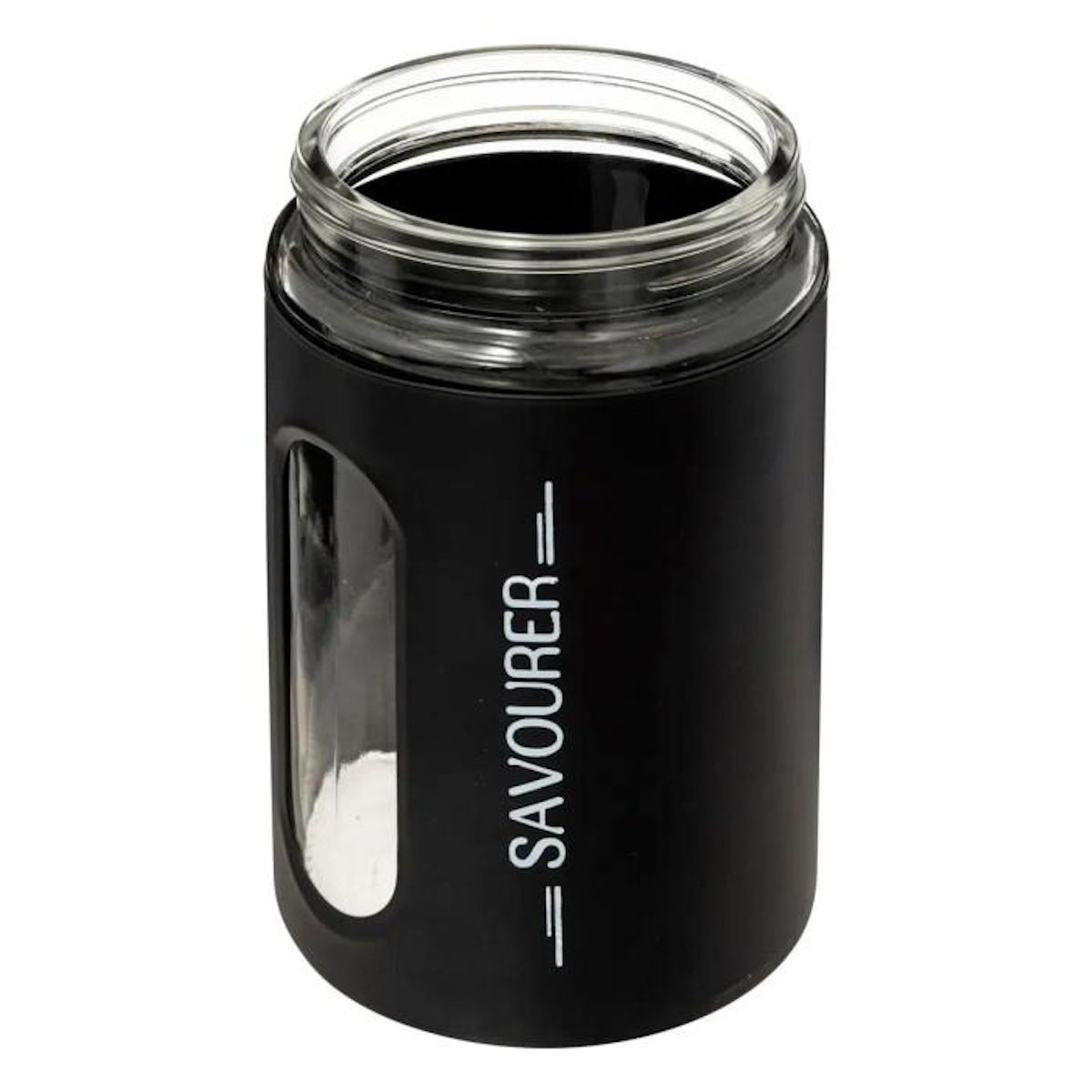 FIVE Bocal en Verre  Ublo  1,25L Noir