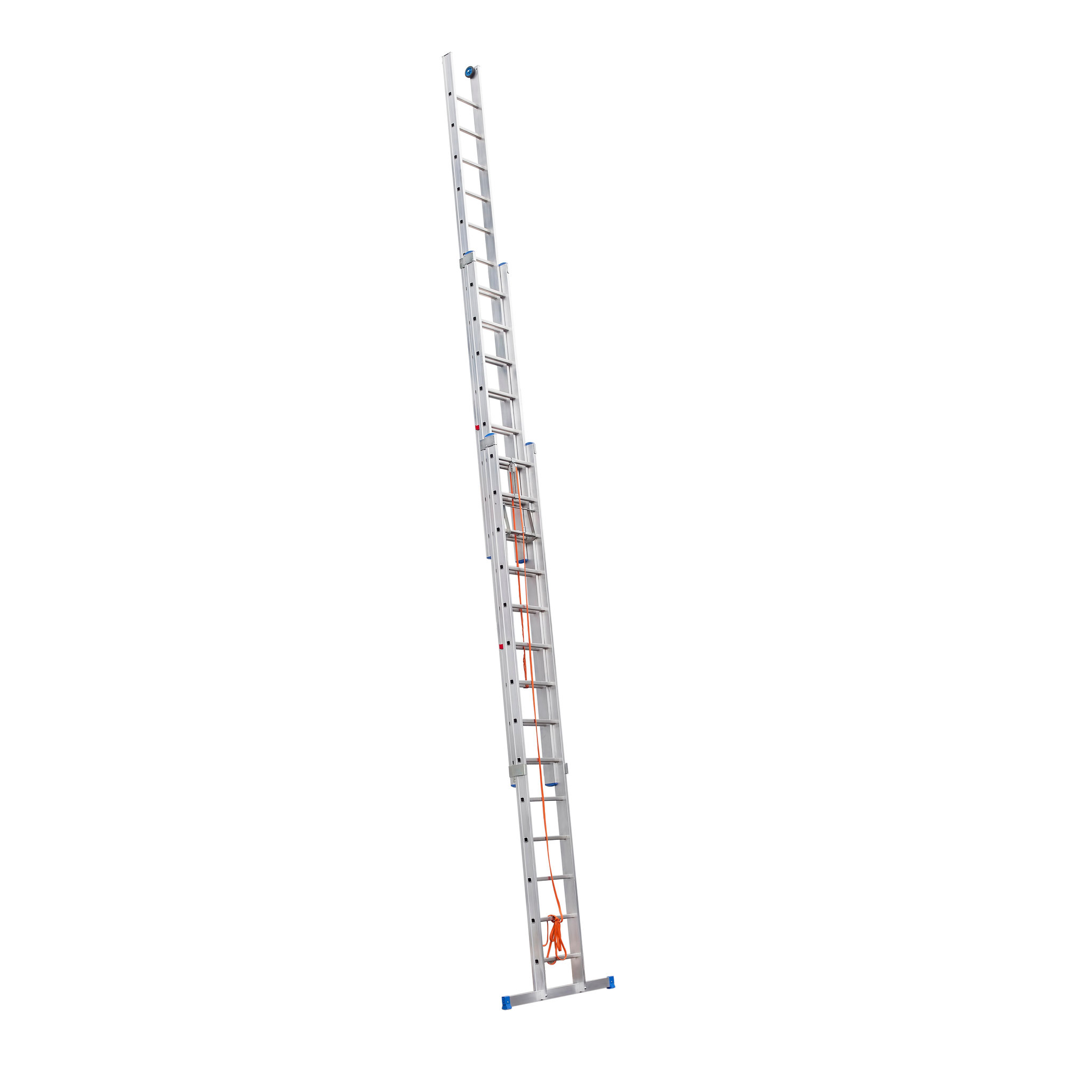 HAILO Echelle de toit coulissante à corde 10m en aluminium - TRIO 