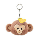 Trudi charm singe coeur jaune - porte clés