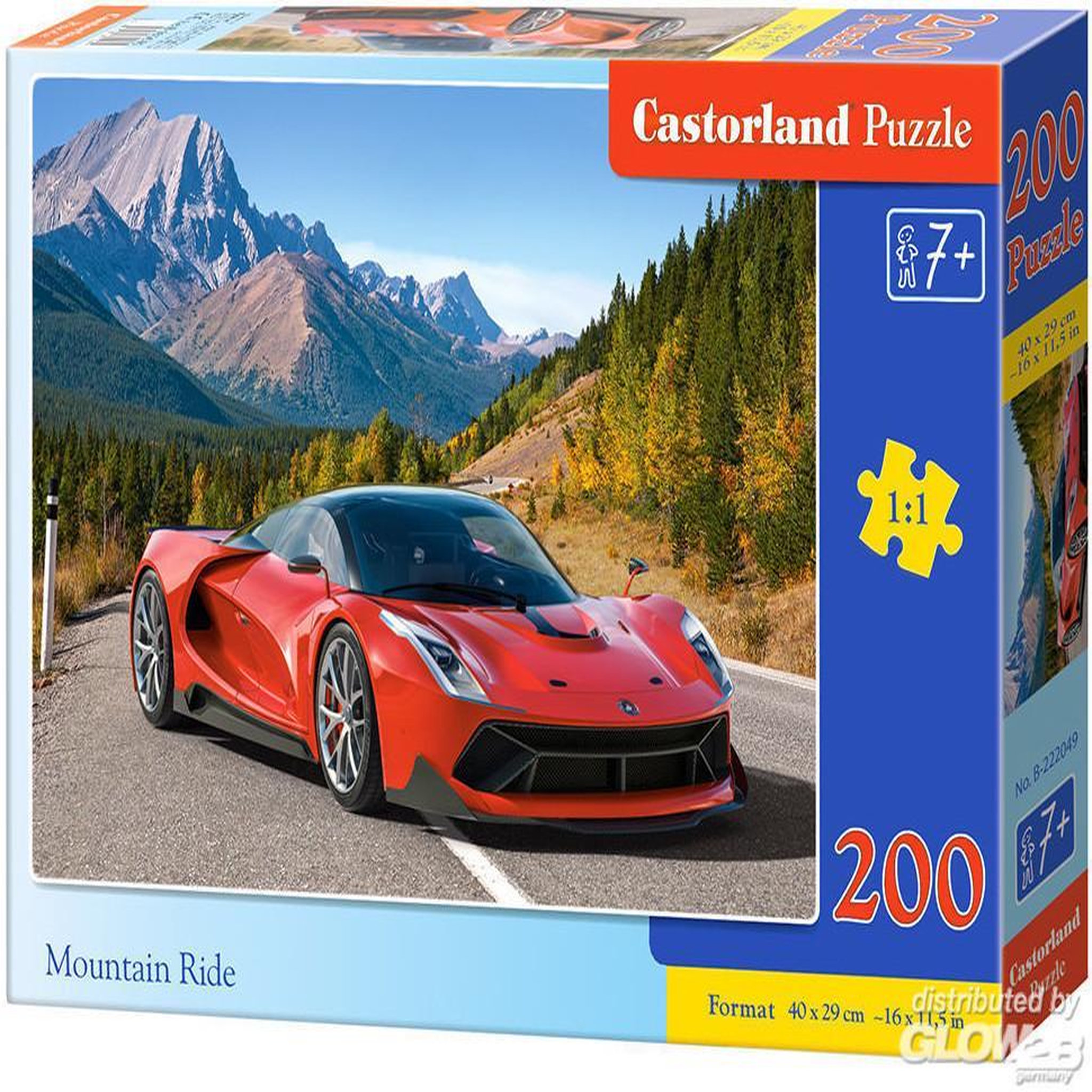 Voir la diapositive 3 : Castorland Puzzle 200 pièces : Balade en montagne
