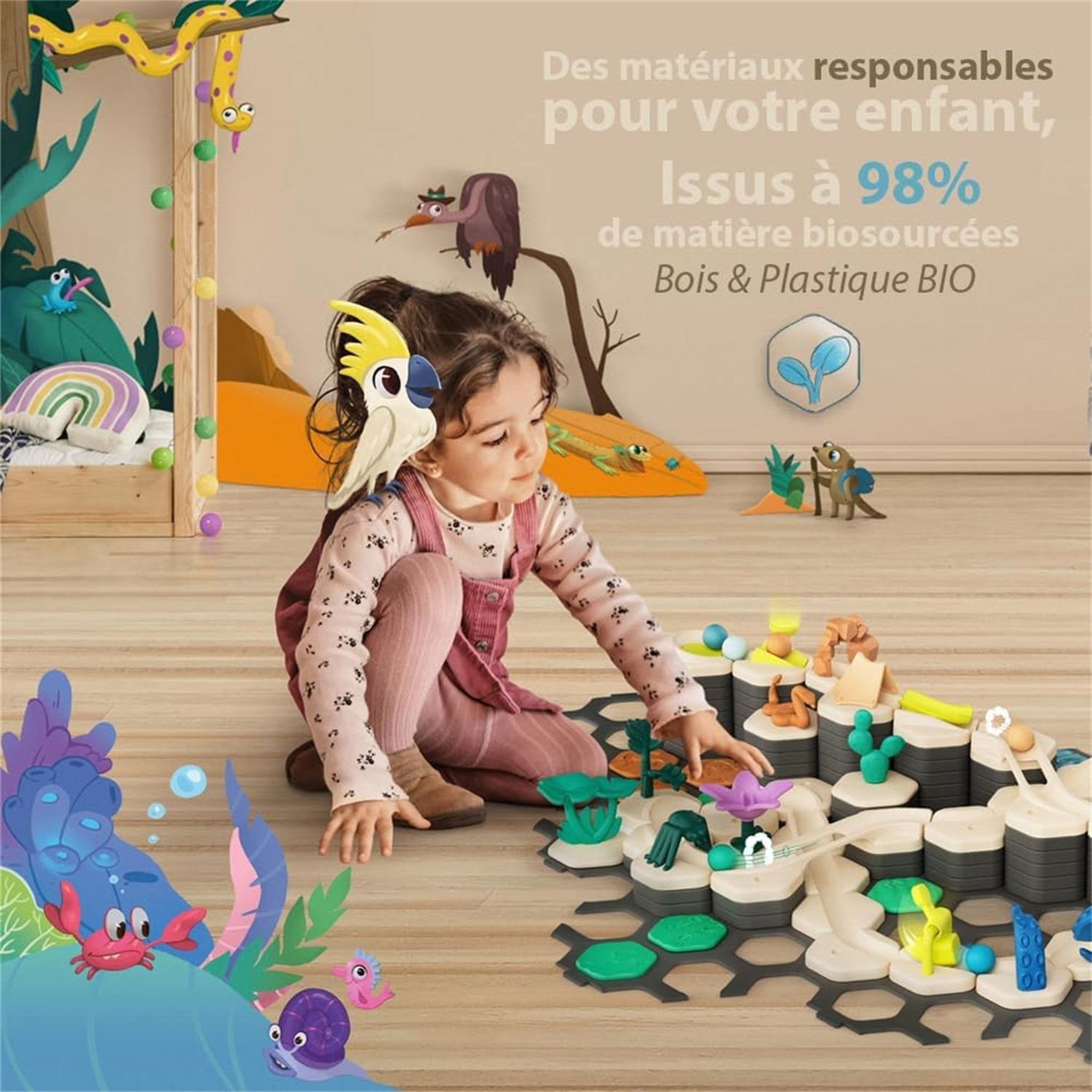Voir la diapositive 6 : RAVENSBURGER Gravitrax Junior - Circuit de billes - Jeu de construction créatif