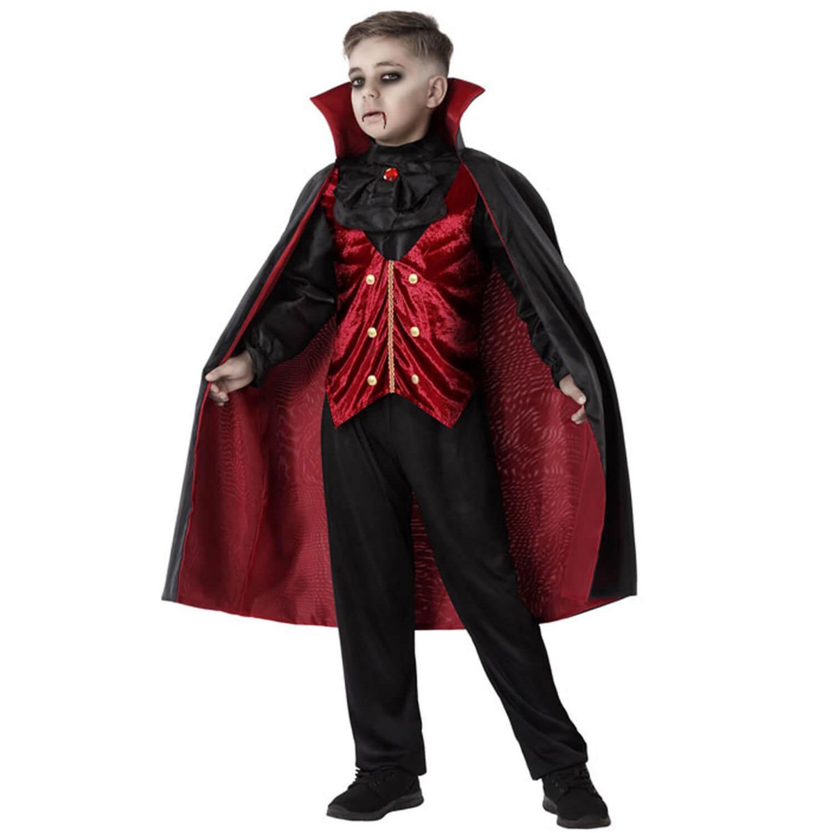 ATOSA Déguisement Vampire - Garçon - 7/9 ans (122 à 134 cm)