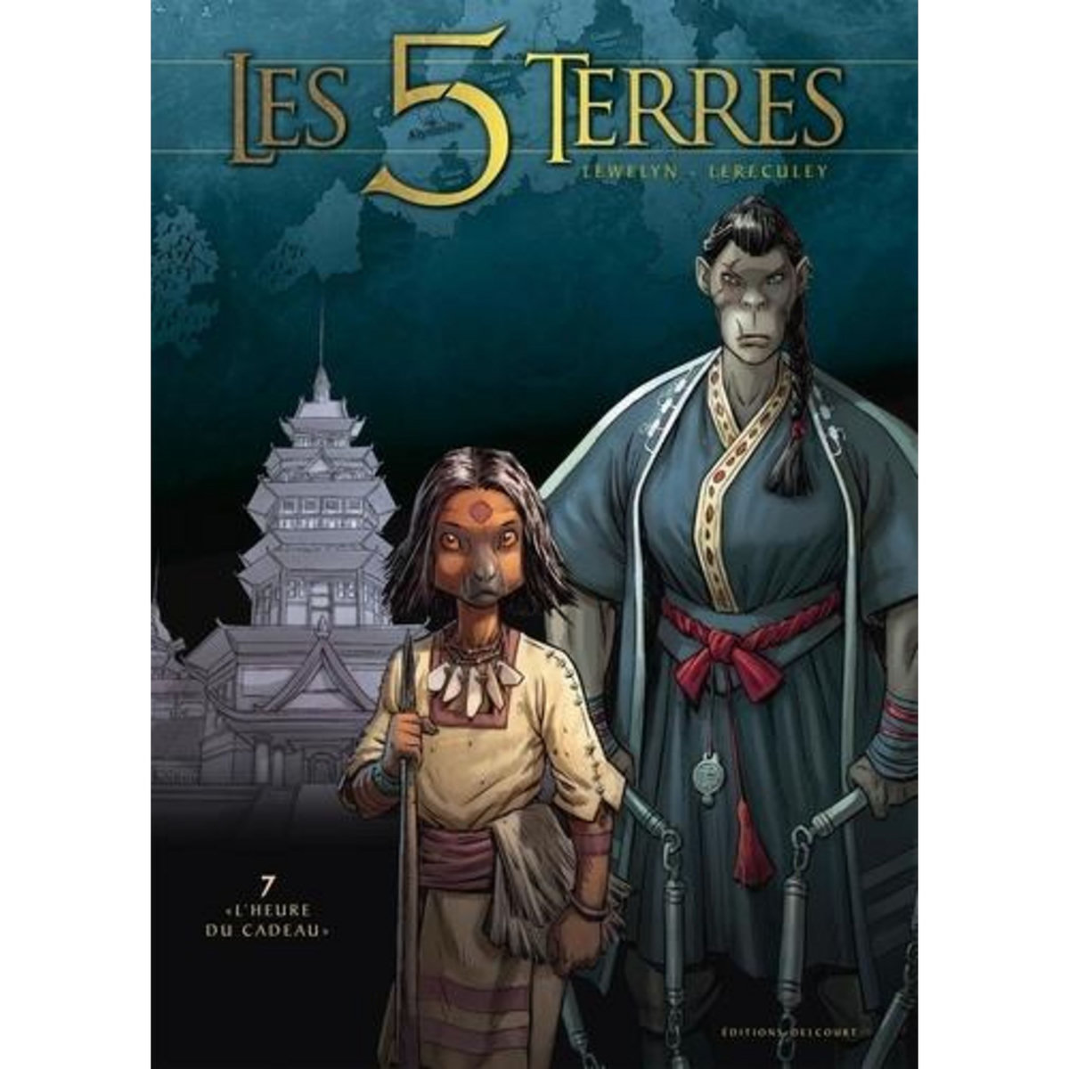 LES 5 TERRES : CYCLE II - LYS TOME 7 : L'HEURE DU CADEAU, Lewelyn