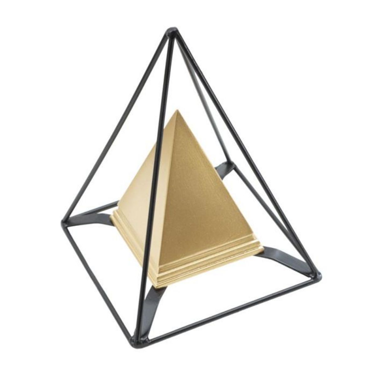 Paris Prix Pyramide Déco Design  Ellios  19cm Or