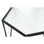Voir la diapositive 2 : Paris Prix Table d'Appoint Design  Ondulé  46cm Noir