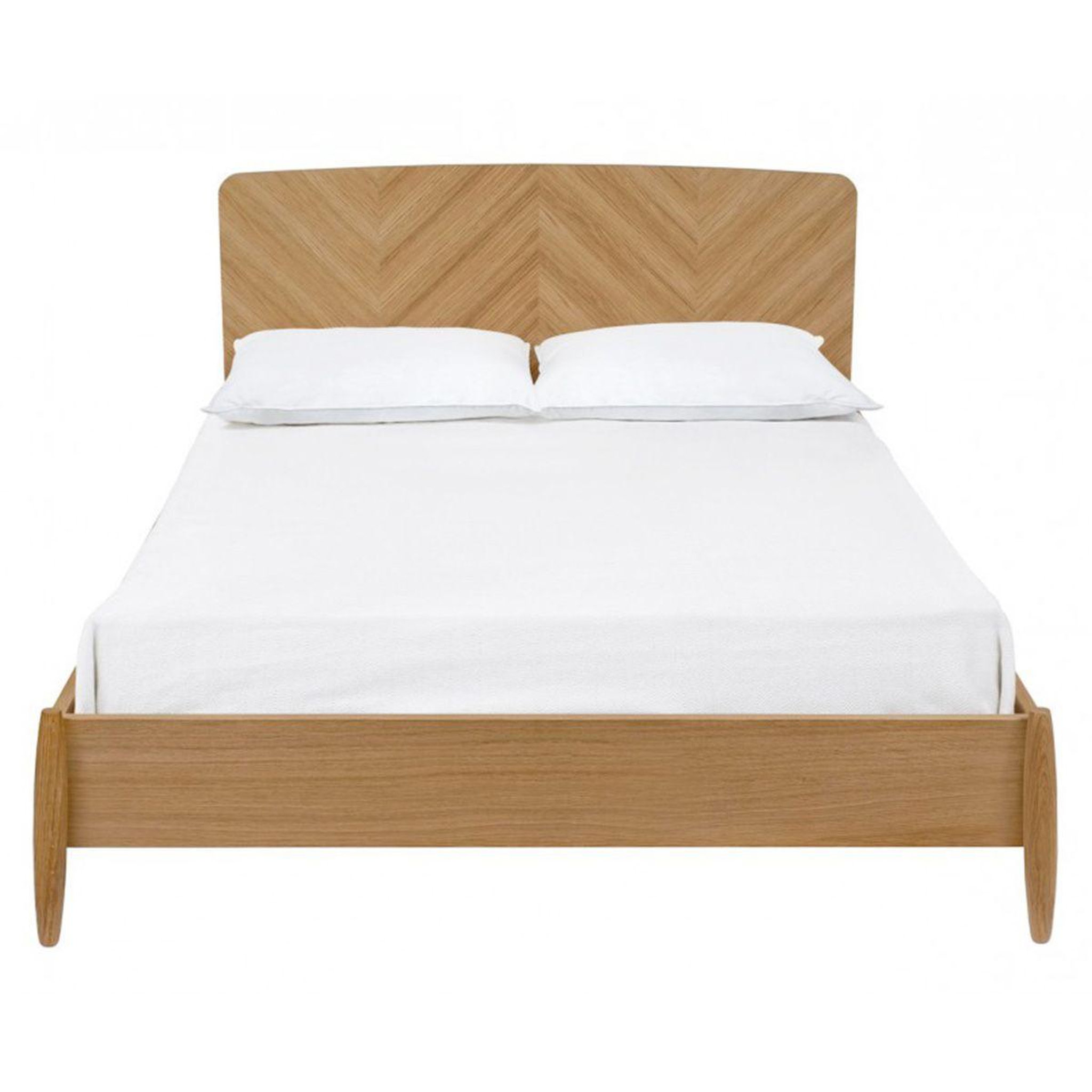 Voir la diapositive 2 : Paris Prix Lit design en bois  bonegin  140x200cm chêne