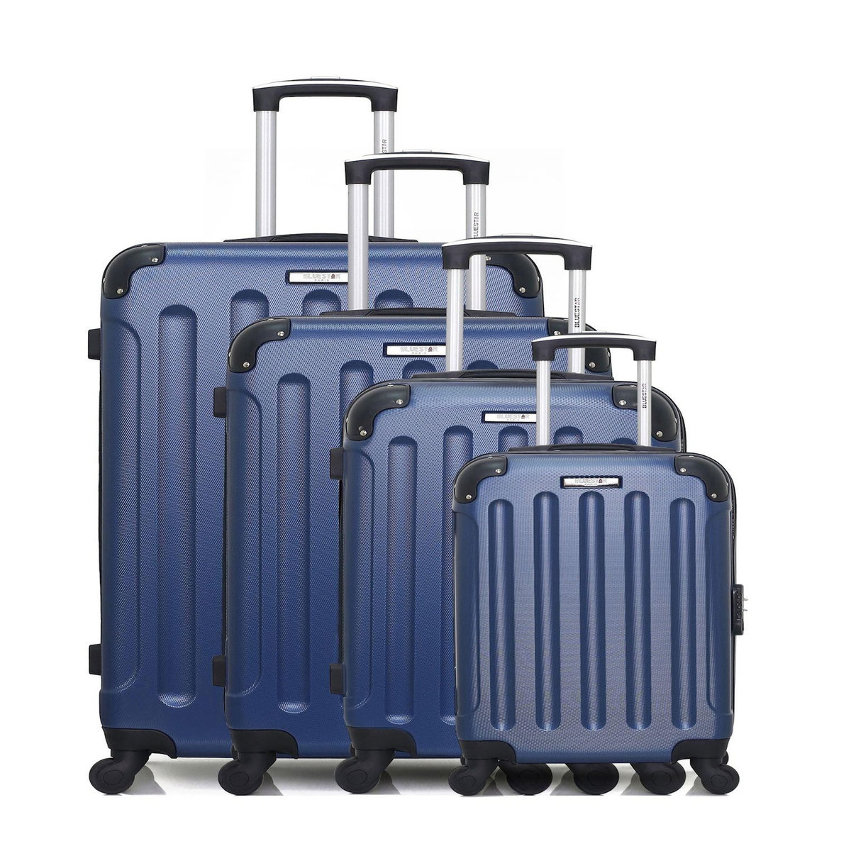 BLUESTAR BLUESTAR - Set de 4 Valises MADRID-M 75 cm 4 Roues