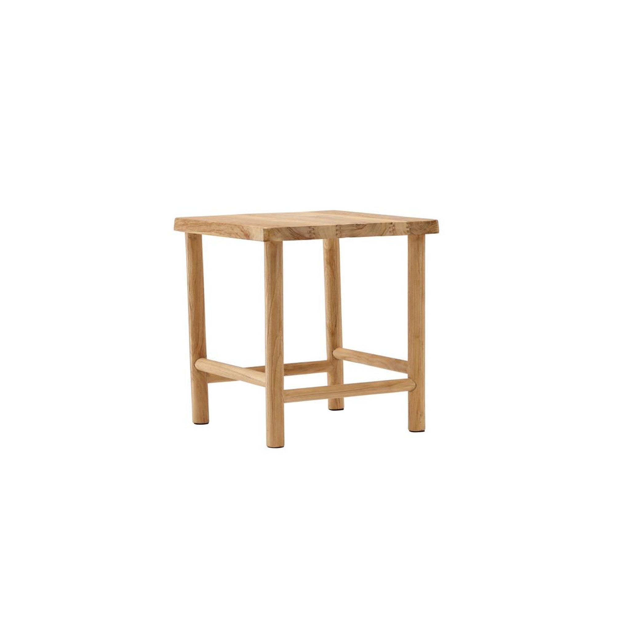 Voir la diapositive 2 : Paris Prix Tabouret en teck  noster  46cm naturel