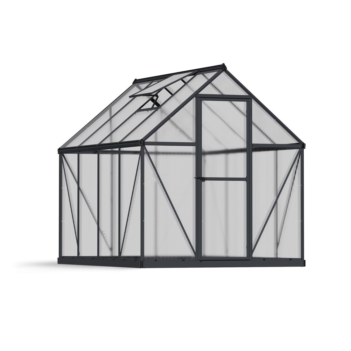 Canopia by PALRAM Serre de jardin polycarbonate Mythos 6x8 m Grey